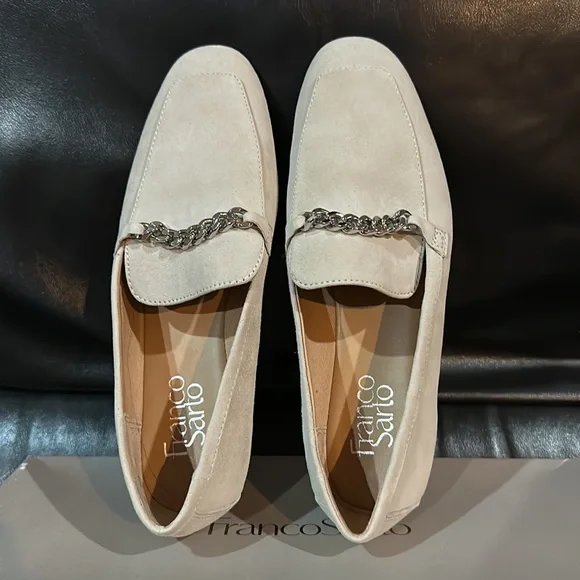 🔥🔥🔥NEW Franco Sarto Dana Suede Loafers Flats - Picture 6 of 10
